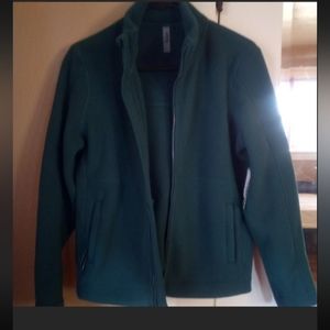 Size S FOREST GREEN ZIP UP